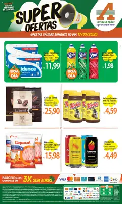 Pré-Visualização do folheto "Ofertas - PR" da loja Atacadão válido a partir de 17/09/2025