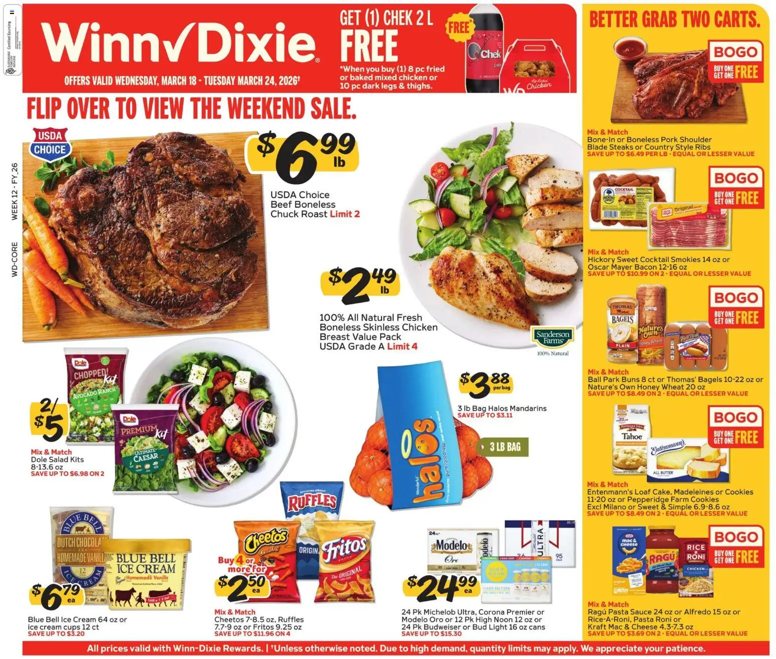 Ad Preview of Winn Dixie Winn Dixie Weekly Circular - FL from 03/18/2026