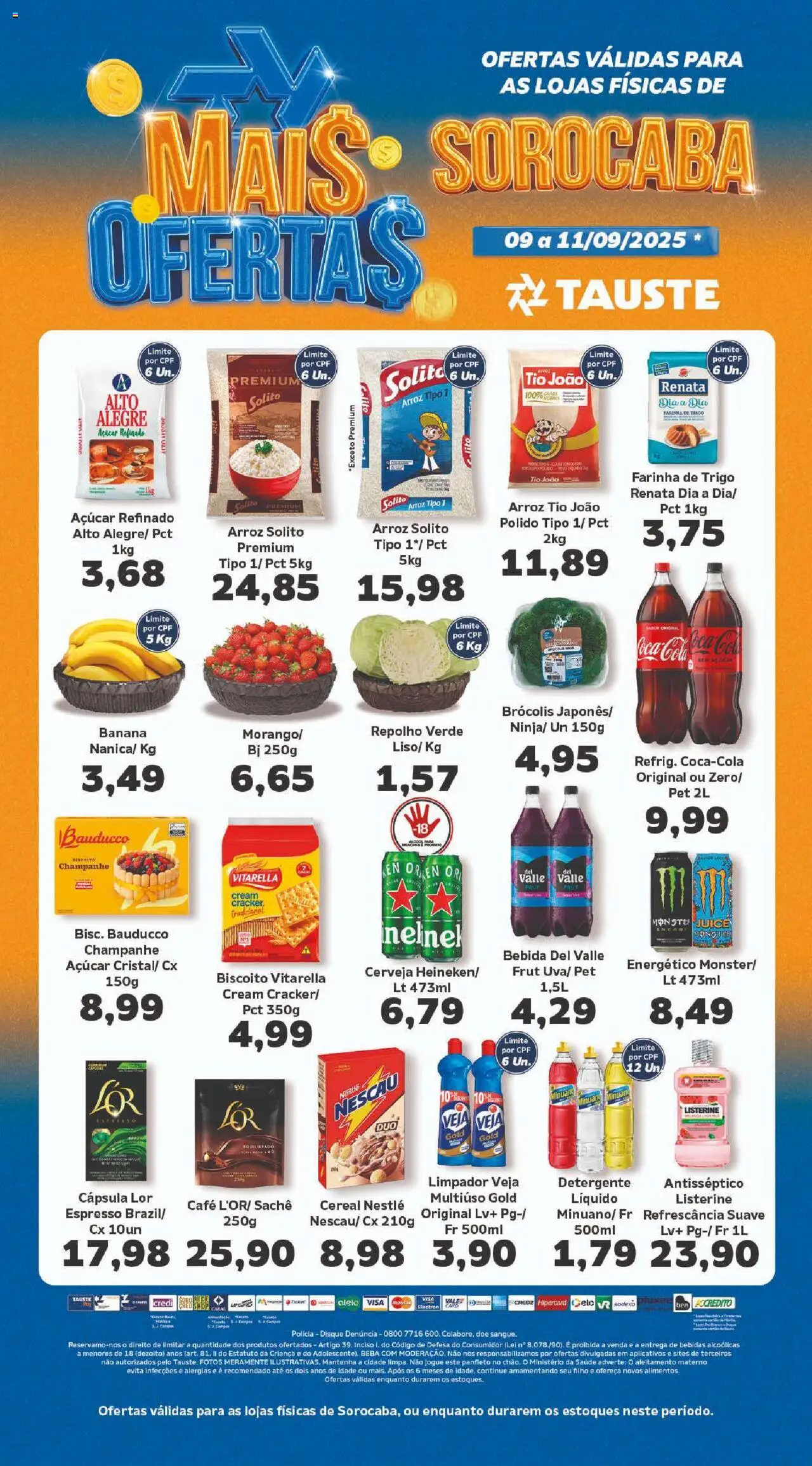 Tauste folheto "Ofertas Semanal" válido a partir de 09/09/2025 - número de página 1