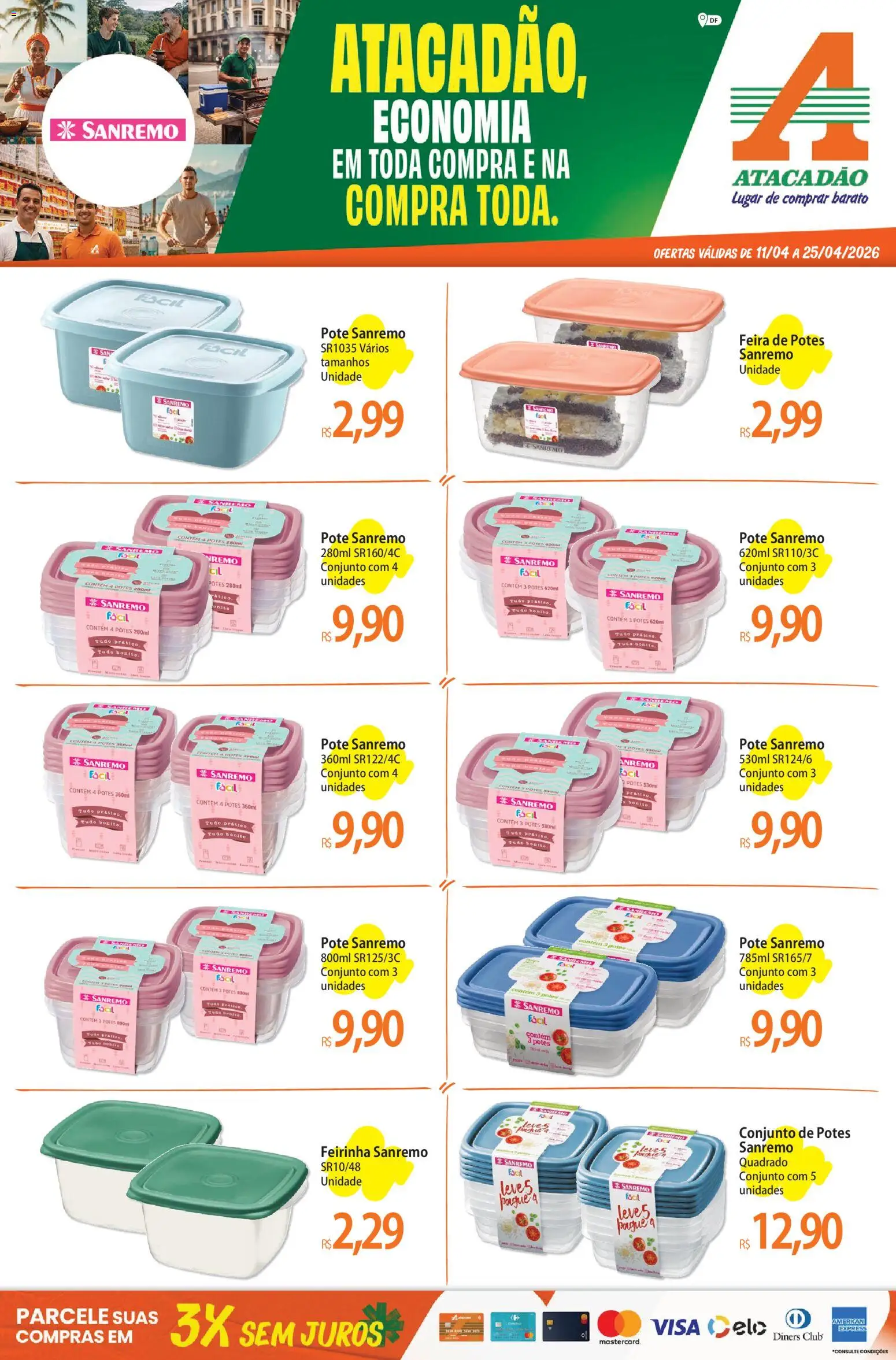 Pré-Visualização do folheto "Atacadão ofertas - DF" da loja Atacadão válido a partir de 11/04/2026