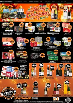 Preview of catalogue Catalogue from shop Thirsty Liquor valid 1 Dec 2025