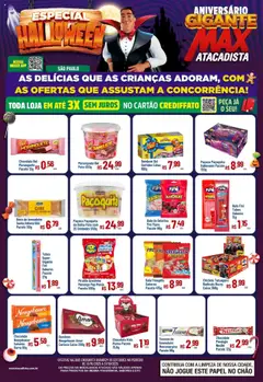 Pré-Visualização do folheto "Ofertas Halloween" da loja Max Atacadista válido a partir de 13/10/2025