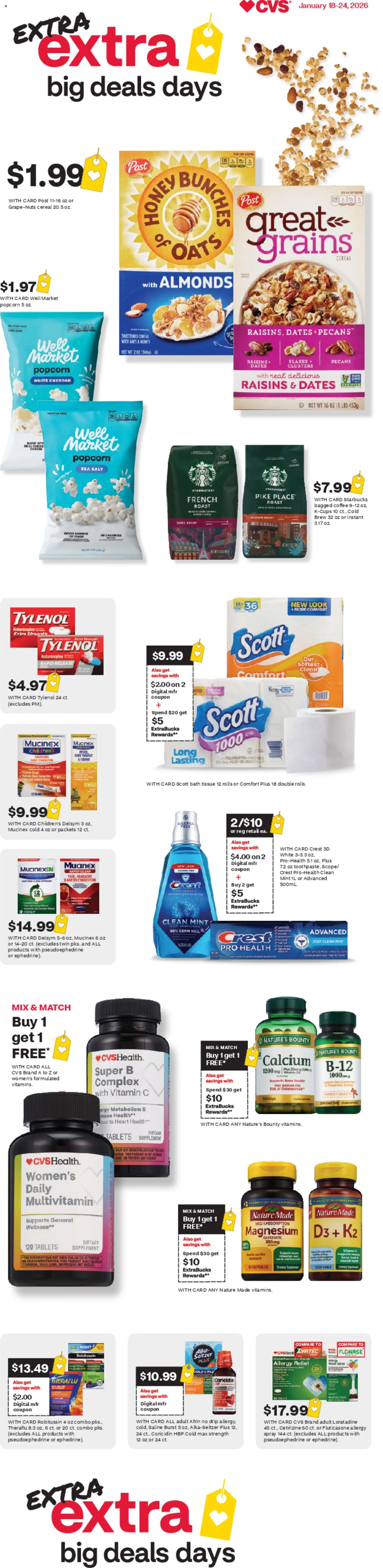 CVS Weekly Ad from 01/18/2026 ️ >> Circular, Flyer