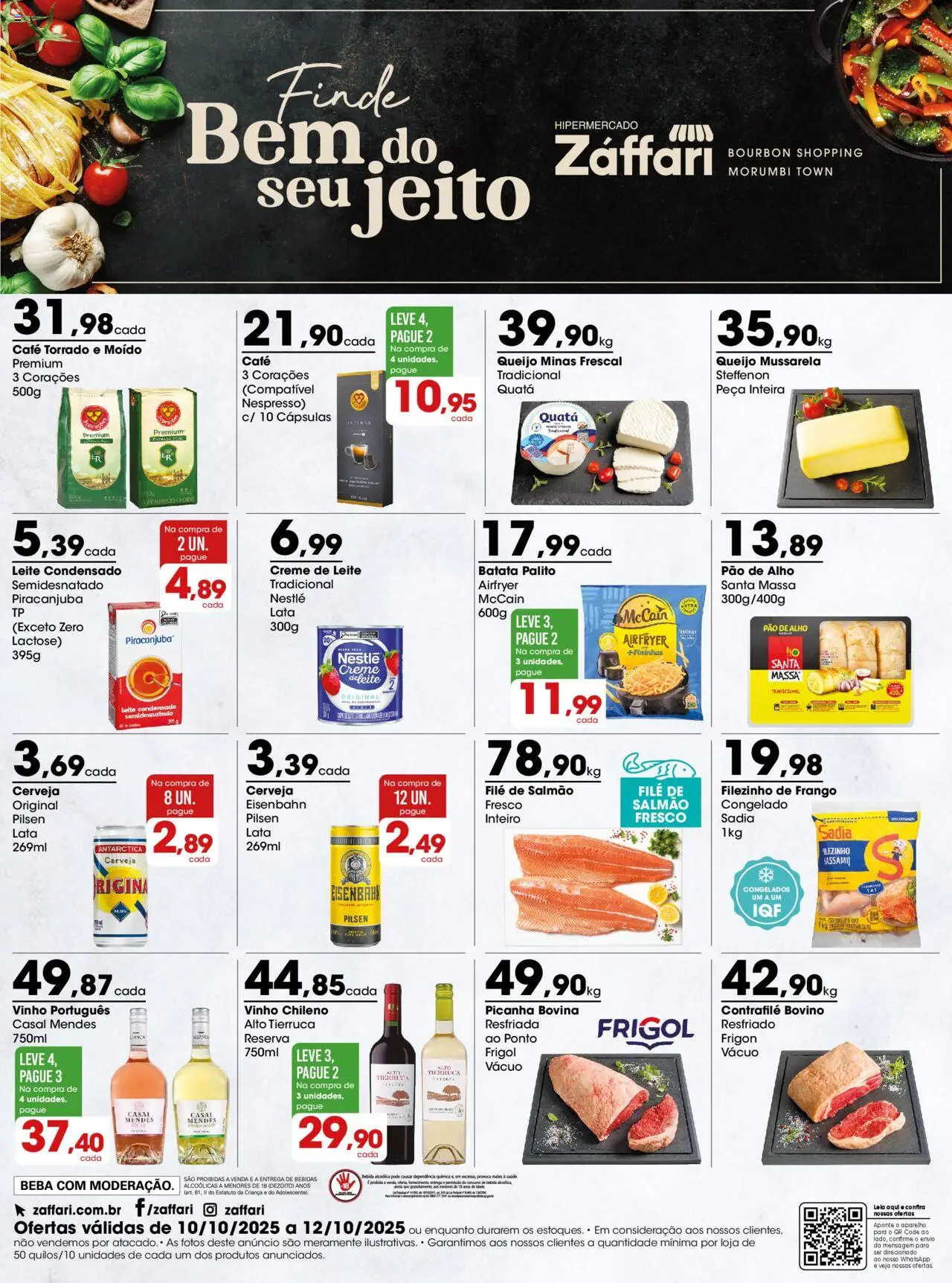 Zaffari folheto "Ofertas Final de Semana - SP" válido a partir de 10/10/2025 - número de página 1