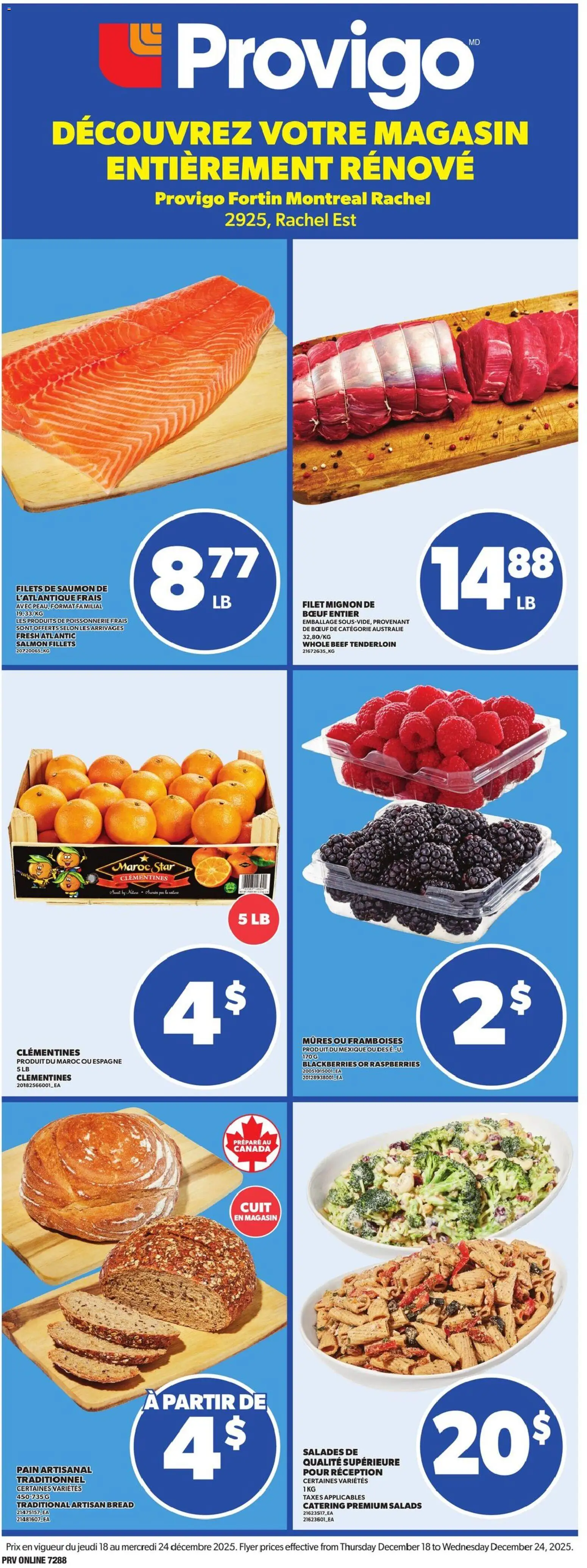 Preview of leaflet Weekly flyer / circulaire from shop Provigo is valid from Dec 18, 2025