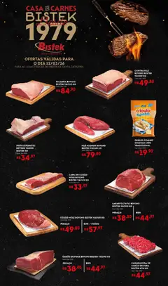 Pré-Visualização do folheto "Bistek Supermercados ofertas Quinta das Carnes" da loja Bistek Supermercados válido a partir de 12/03/2026