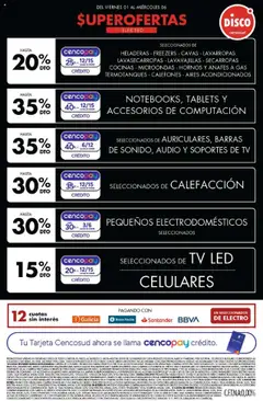 Vista previa del folleto de la tienda Disco válido desde el 01/08/2025 