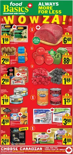 Preview of leaflet Woodbridge from shop Food Basics is valid from Sep 18, 2025
