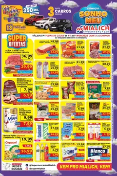 Pré-Visualização do folheto "Ofertas da semana" da loja Mialich Supermercados válido a partir de 11/09/2025