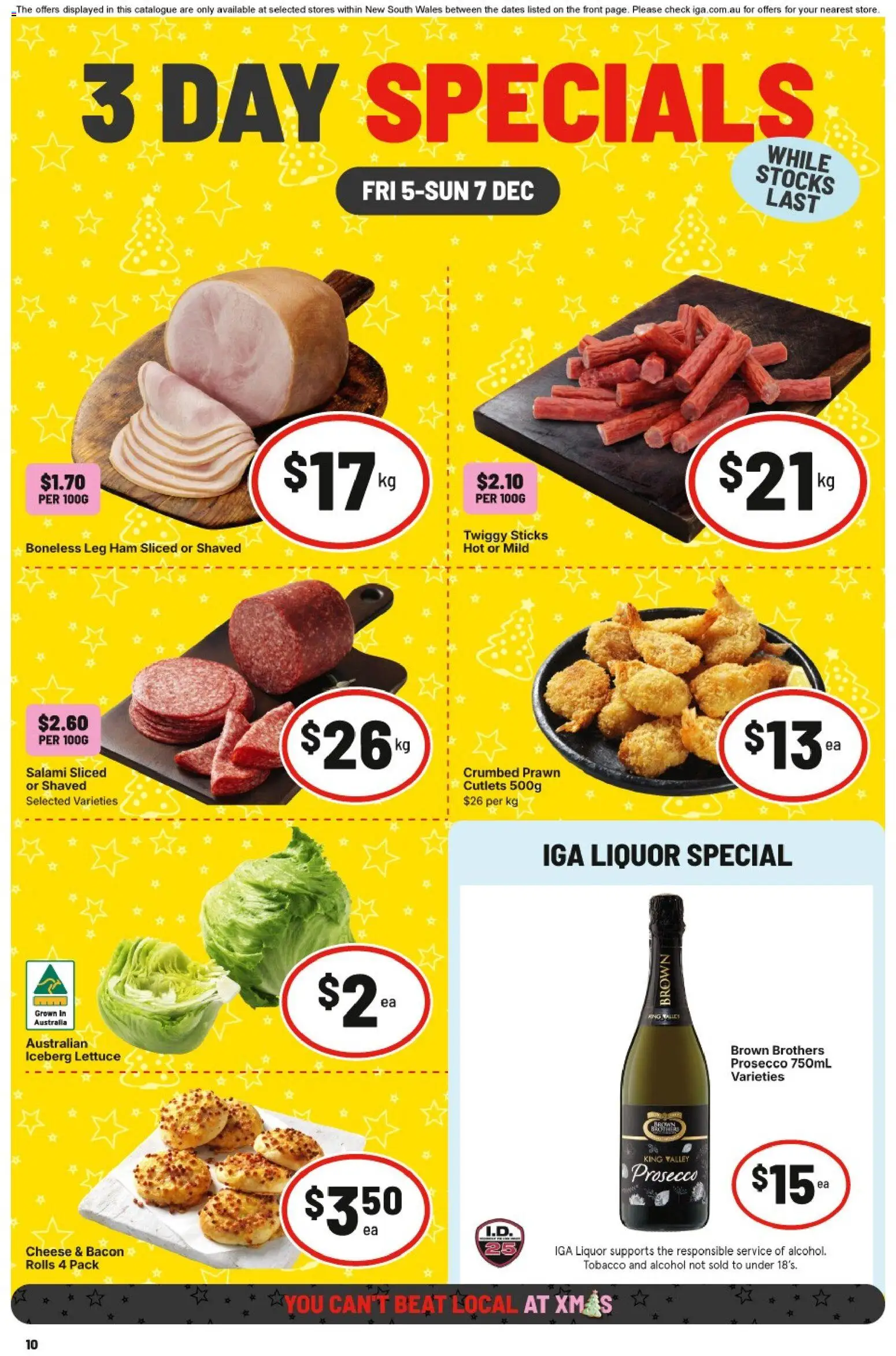 Preview of catalogue 3 Day Specials - NSW from shop IGA valid 05/12/2025