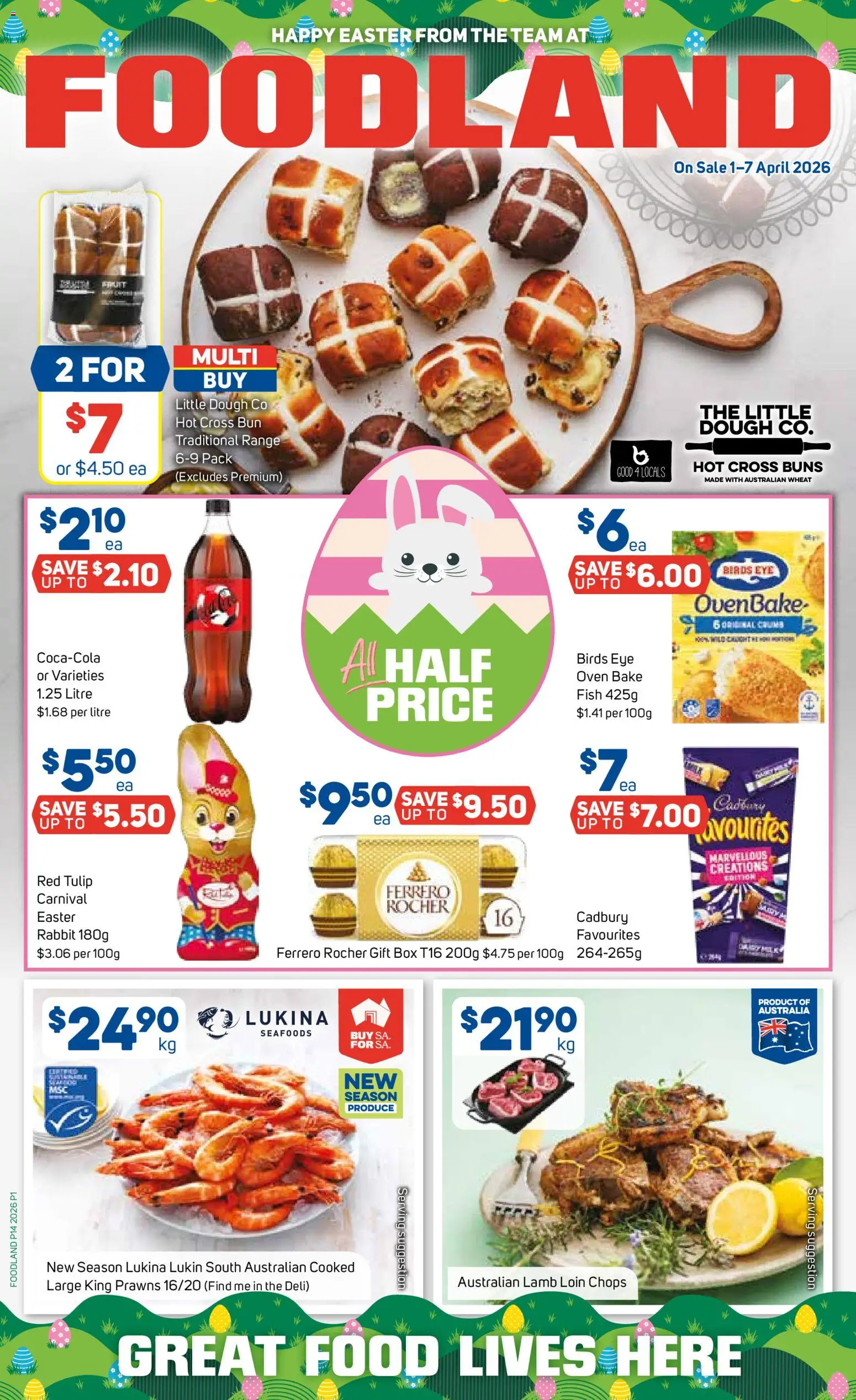 Preview of catalogue Foodland catalogue from shop Foodland valid 01/04/2026