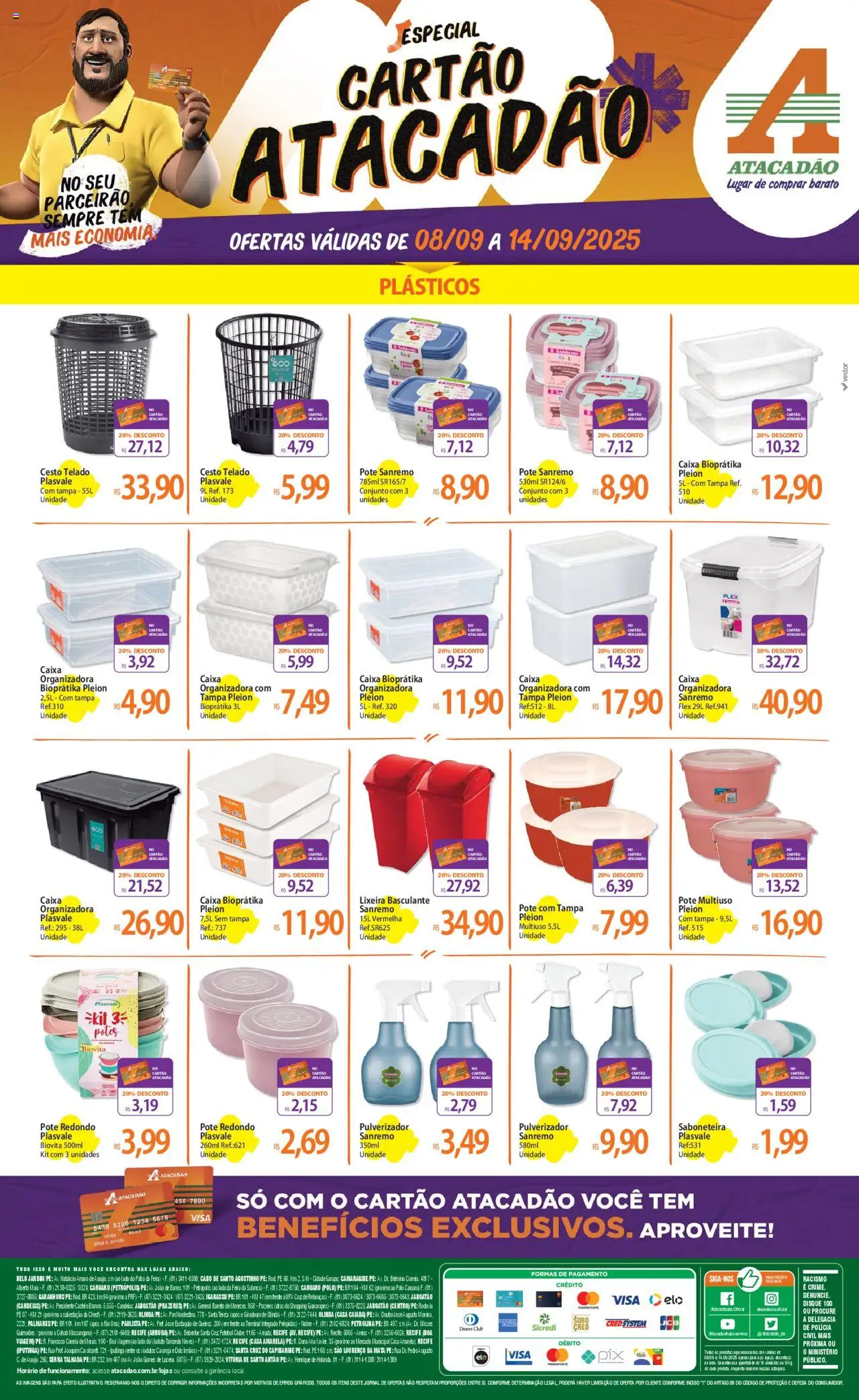 Atacadão folheto "Ofertas - PE" válido a partir de 08/09/2025 - número de página 1