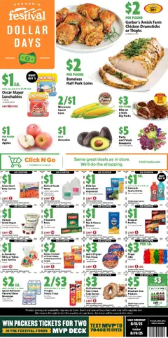 Ad Preview of Festival Foods Weekly Ad from 08/13/2025