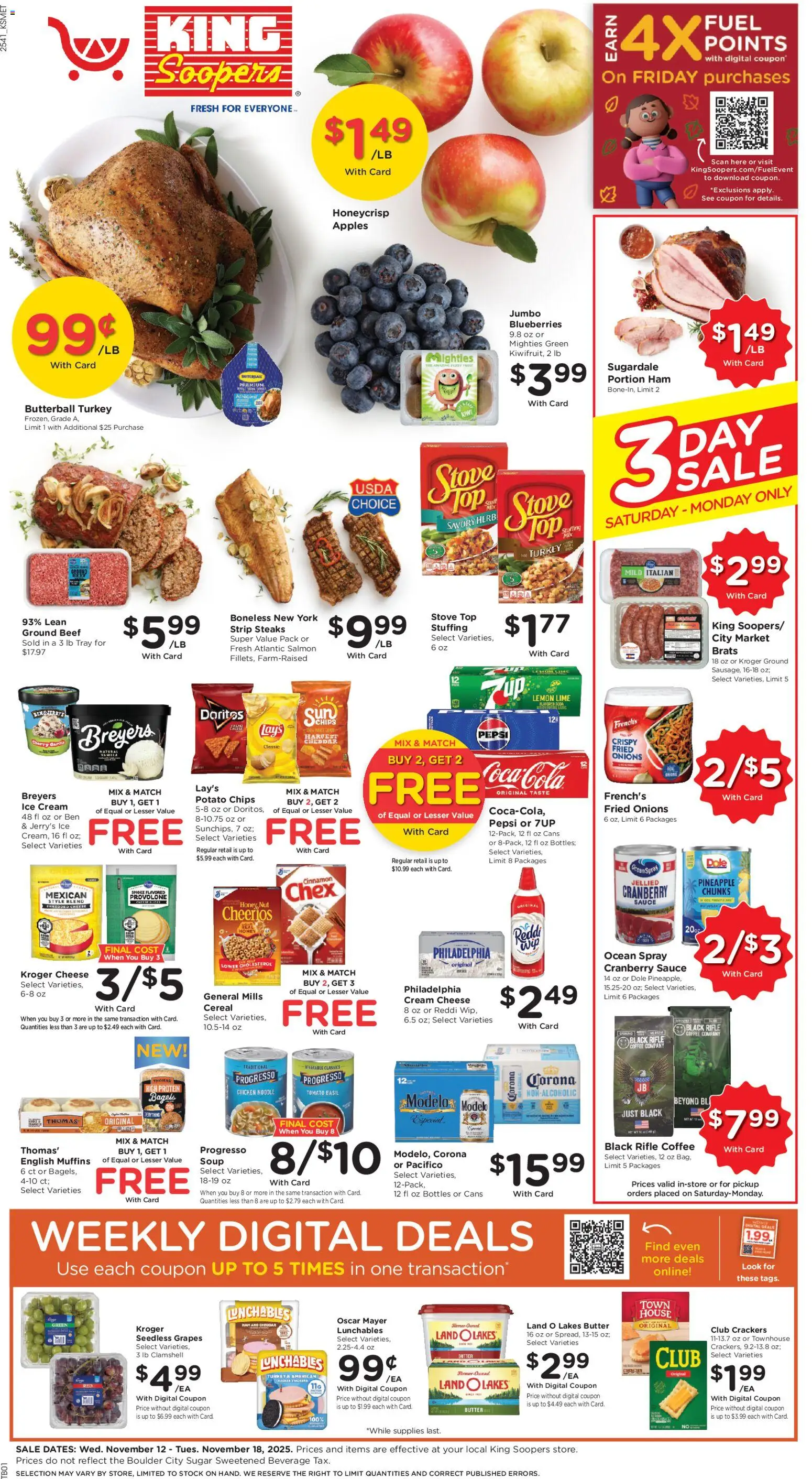 Ad Preview of King Soopers Black Friday from 11/12/2025