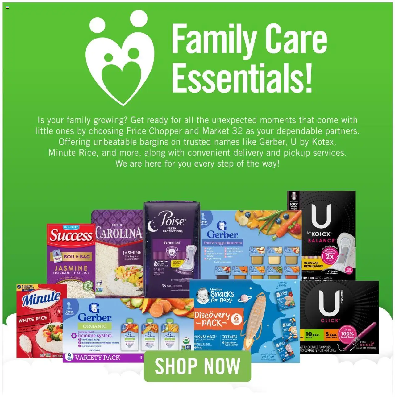 Price Chopper Family Care Essentials from 07/27/2025 - Flyer - Page number 1