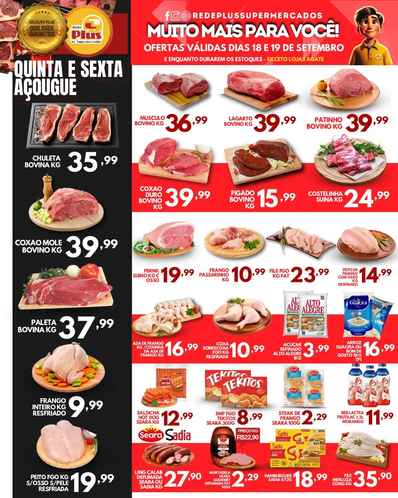 Rede Plus Supermercados folheto "Ofertas da semana" válido a partir de 18/09/2025 - número de página 1