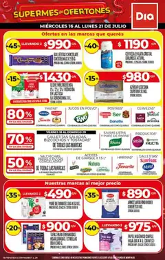 Vista previa del folleto de la tienda Dia válido desde el 16/07/2025 