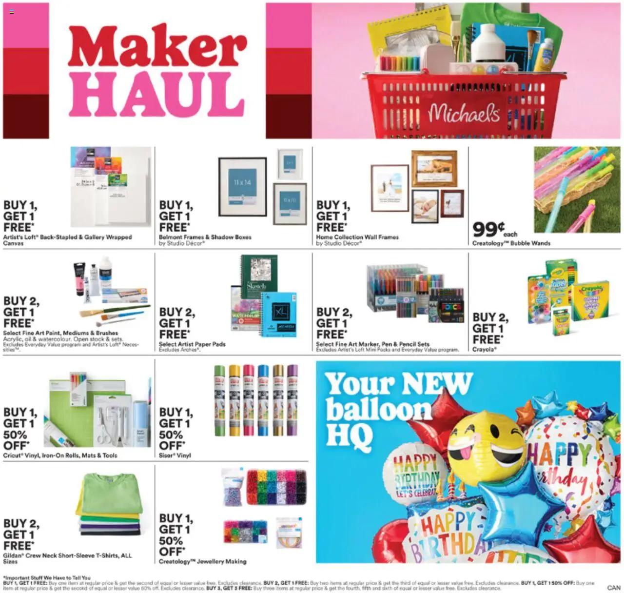 Michaels flyer valid from Aug 08, 2025 - page number 1