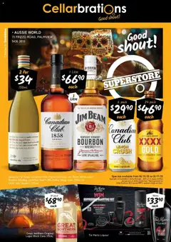 Preview of catalogue Catalogue Palmview from shop Cellarbrations valid 06/10/2025