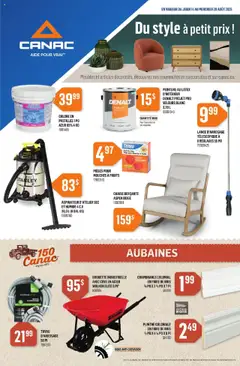 Un aperçu du dépliant Circulaire du magasin Canac est valide à partir 14 août 2025