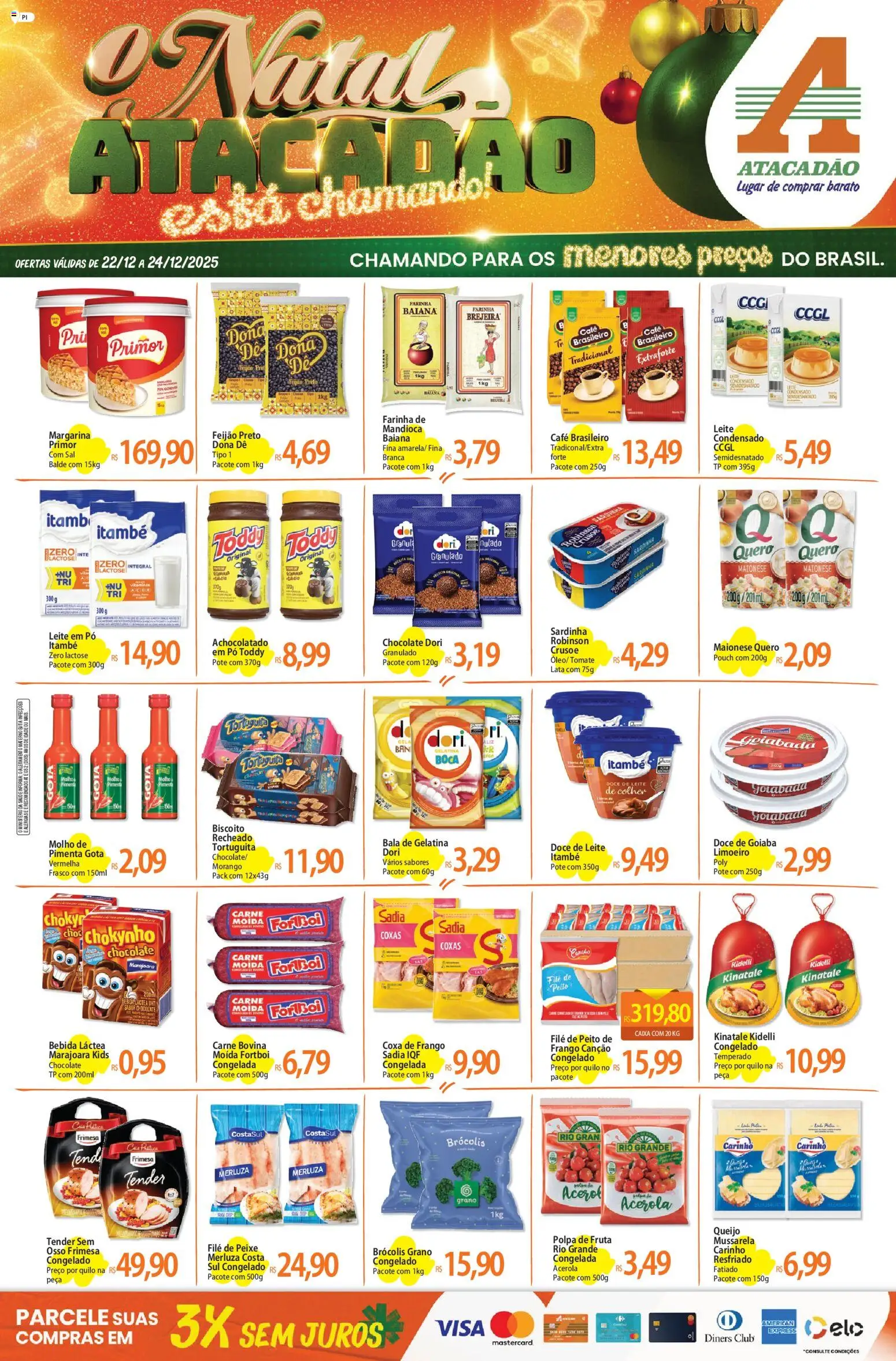 Pré-Visualização do folheto "Ofertas - PI" da loja Atacadão válido a partir de 22/12/2025