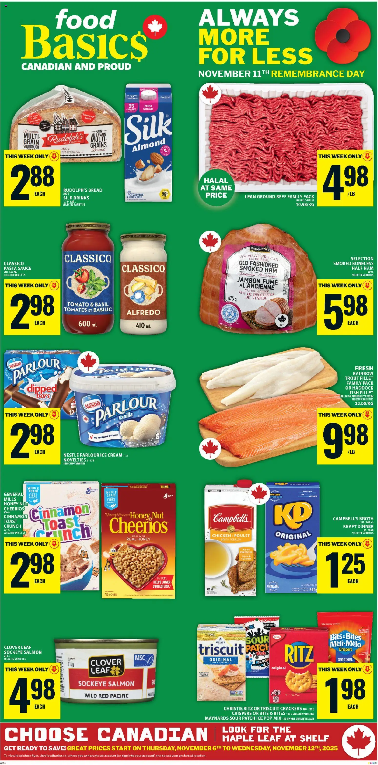 Preview of leaflet Cornwall from shop Food Basics is valid from Nov 06, 2025