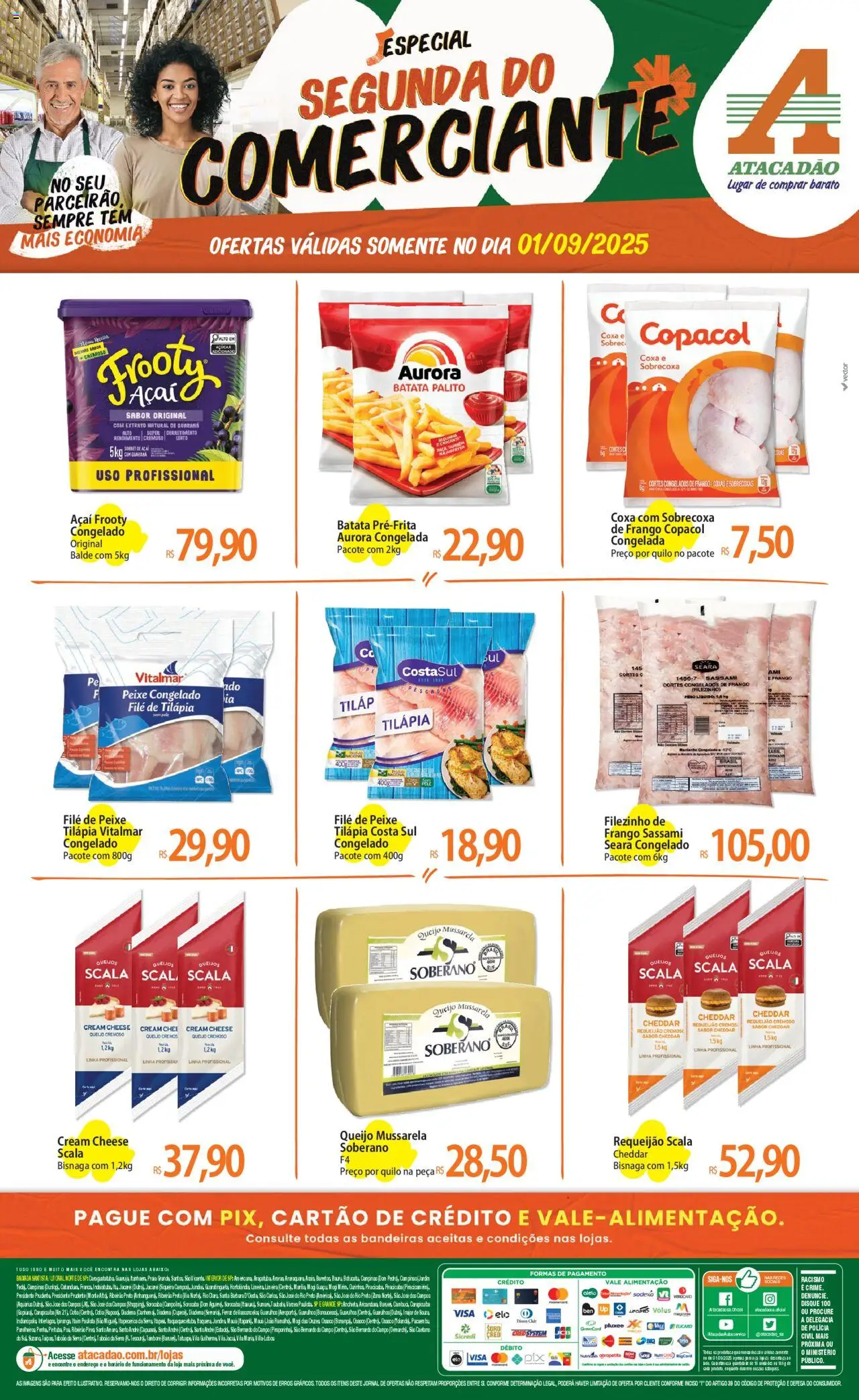 Atacadão folheto "Ofertas - SP" válido a partir de 01/09/2025 - número de página 1