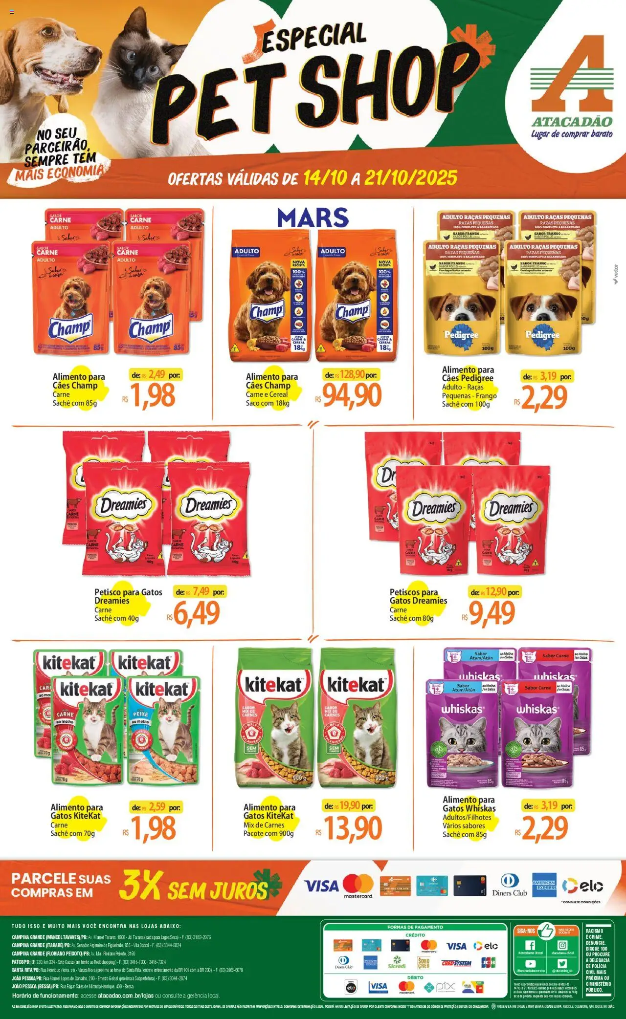 Atacadão folheto "Ofertas - PB" válido a partir de 14/10/2025 - número de página 1