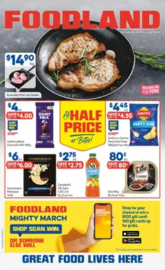 Preview of catalogue Catalogue from shop Foodland valid 18/02/2026