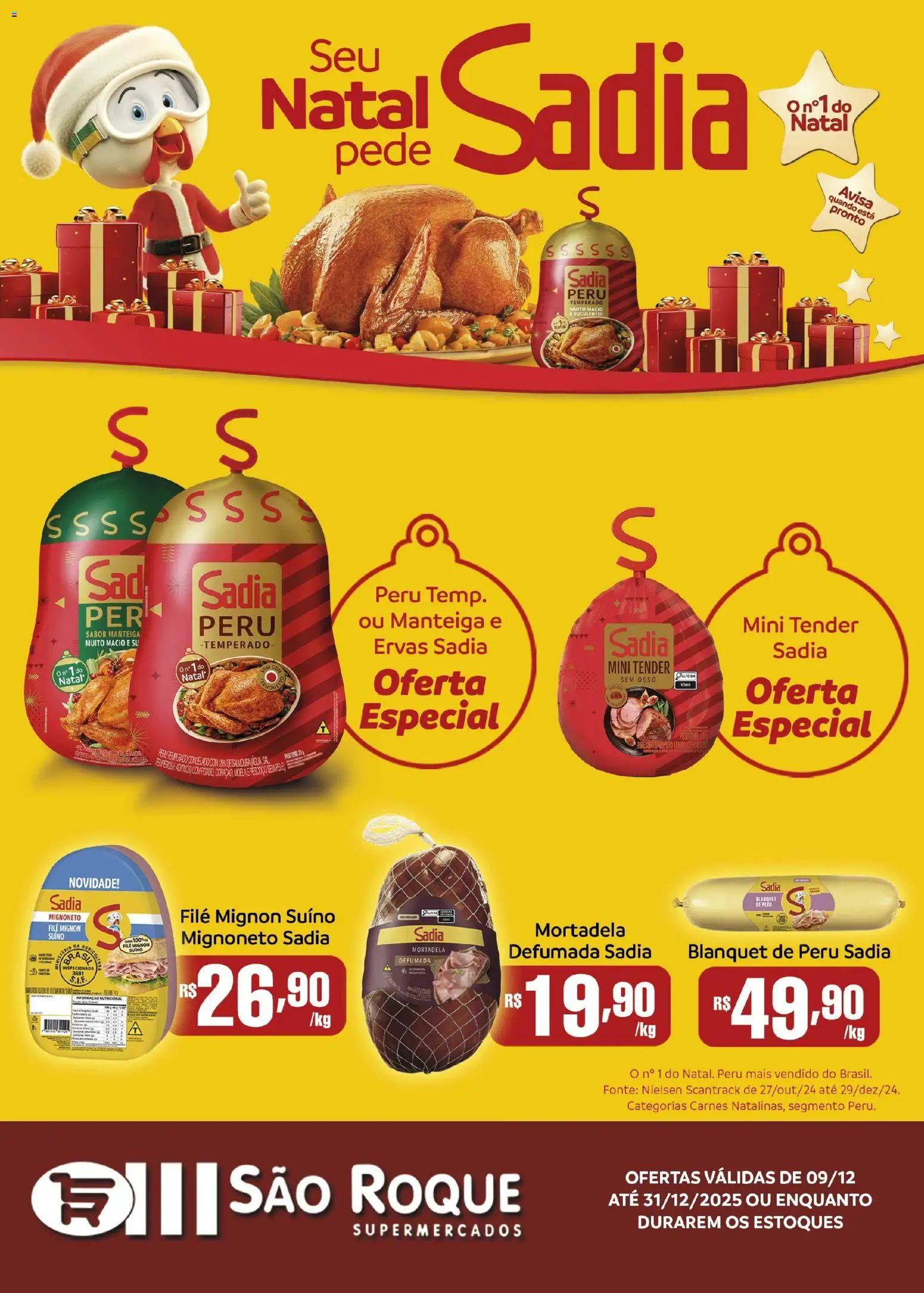 Pré-Visualização do folheto "Ofertas da semana" da loja São Roque Supermercados válido a partir de 12/12/2025
