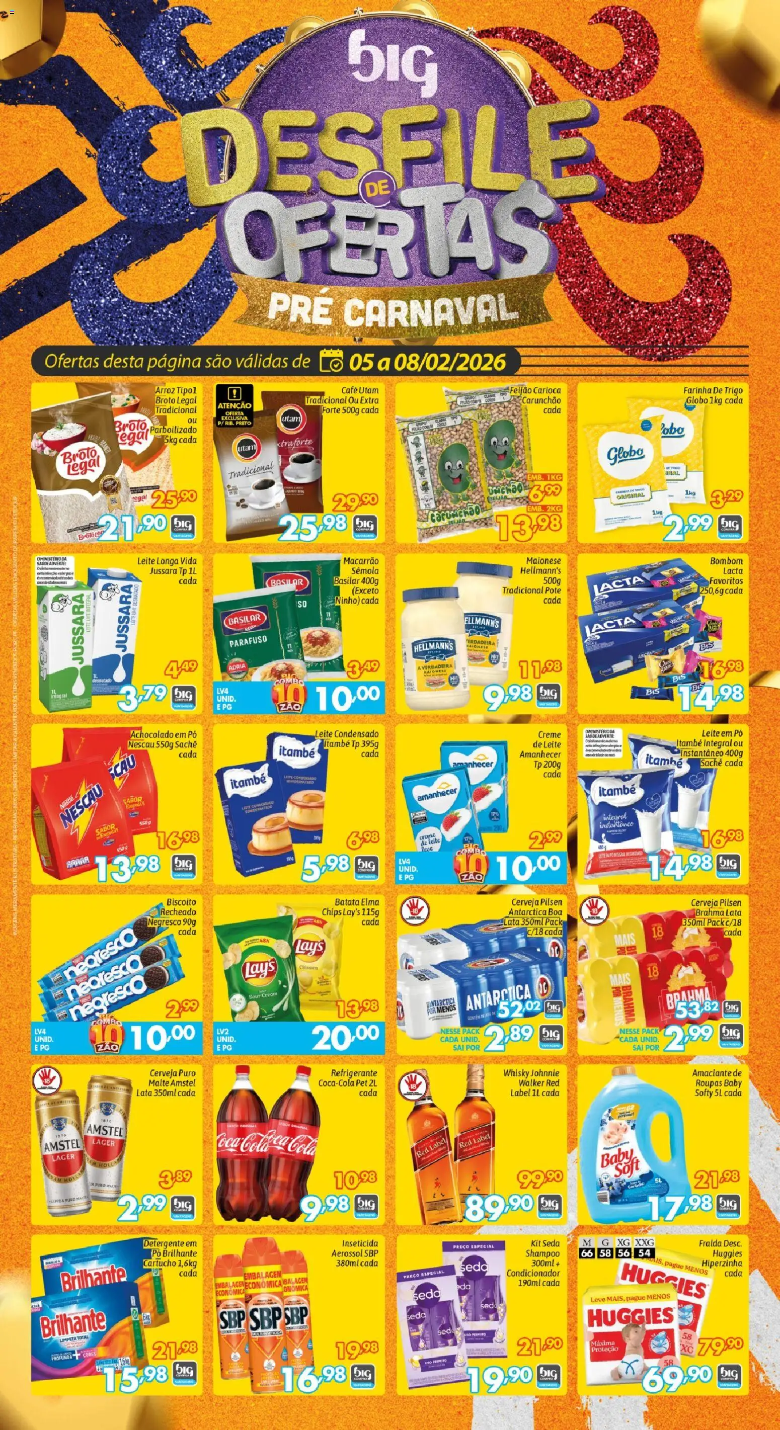 Pré-Visualização do folheto "Ofertas da semana" da loja Big Compra válido a partir de 05/02/2026