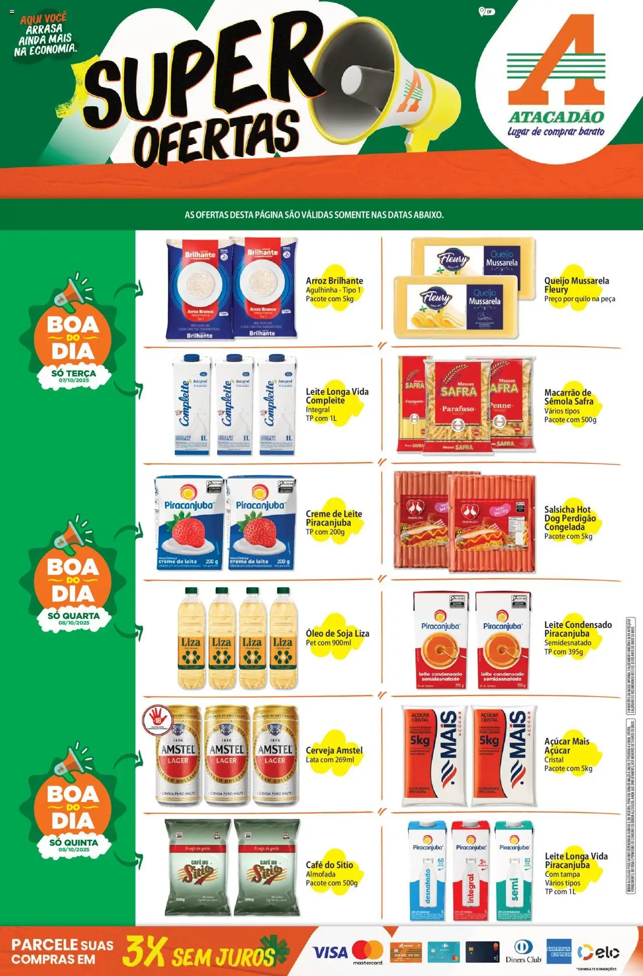 Atacadão folheto "Ofertas - DF" válido a partir de 07/10/2025 - número de página 1