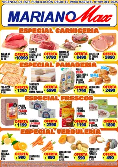 Vista previa del folleto de la tienda Mariano Max válido desde el 19/08/2025 