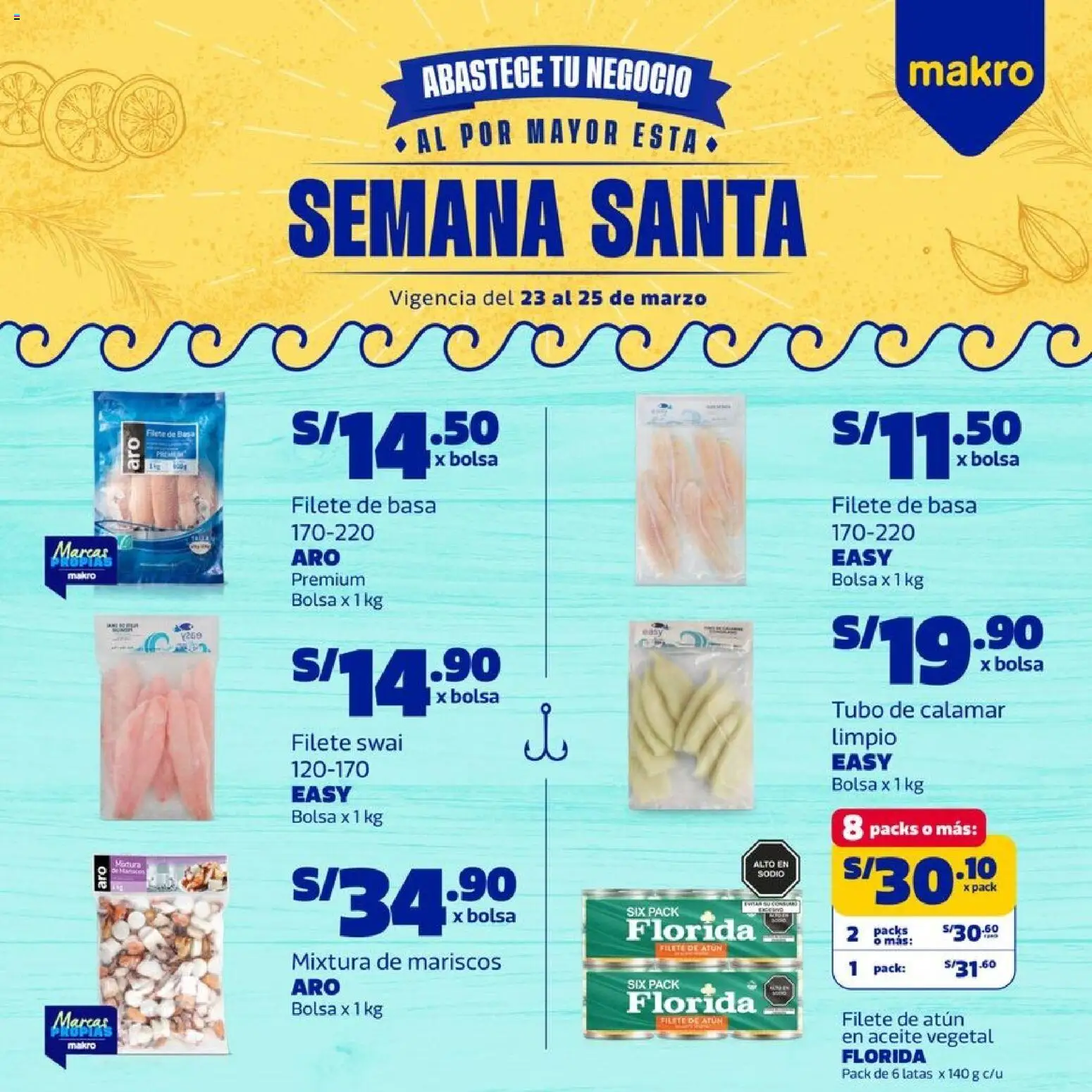 Vista previa de Makro - Volante Semana Santa de la tienda Makro válido desde 23/03/2026