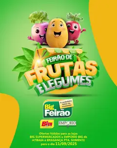 Pré-Visualização do folheto "Ofertas do Dia" da loja Big Supermercados válido a partir de 11/09/2025