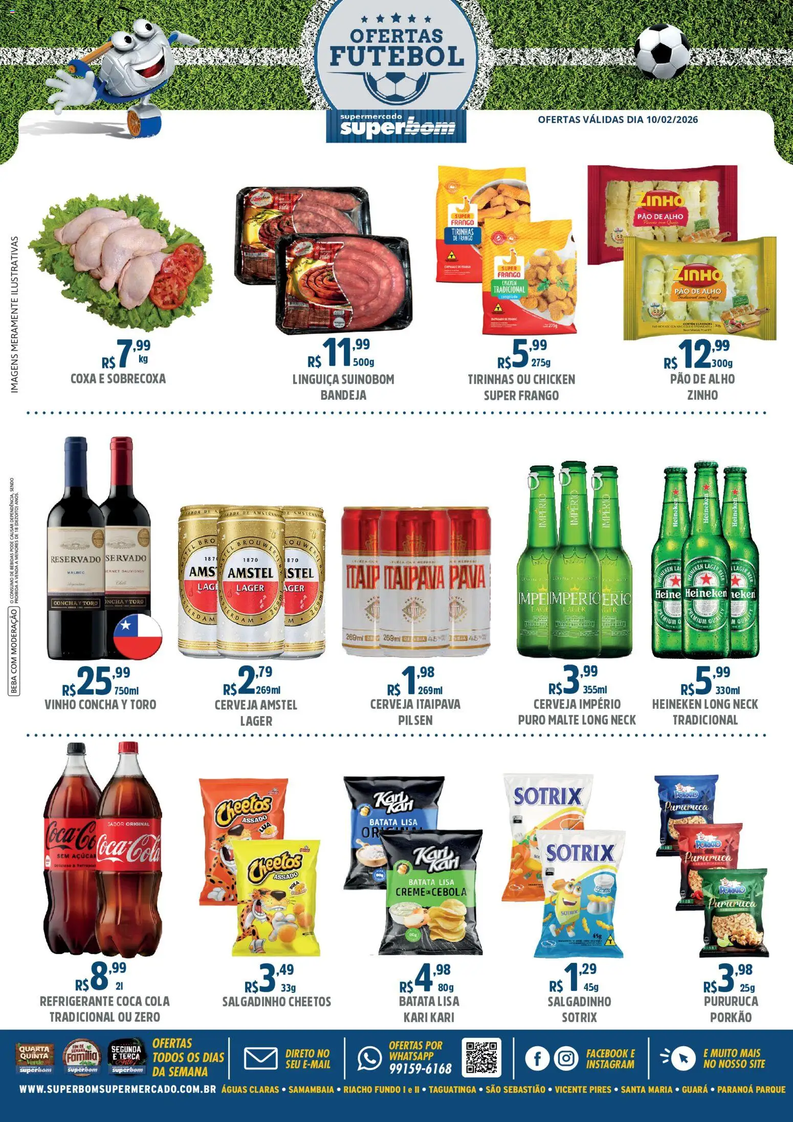 Pré-Visualização do folheto "Ofertas Futebol" da loja Superbom válido a partir de 10/02/2026