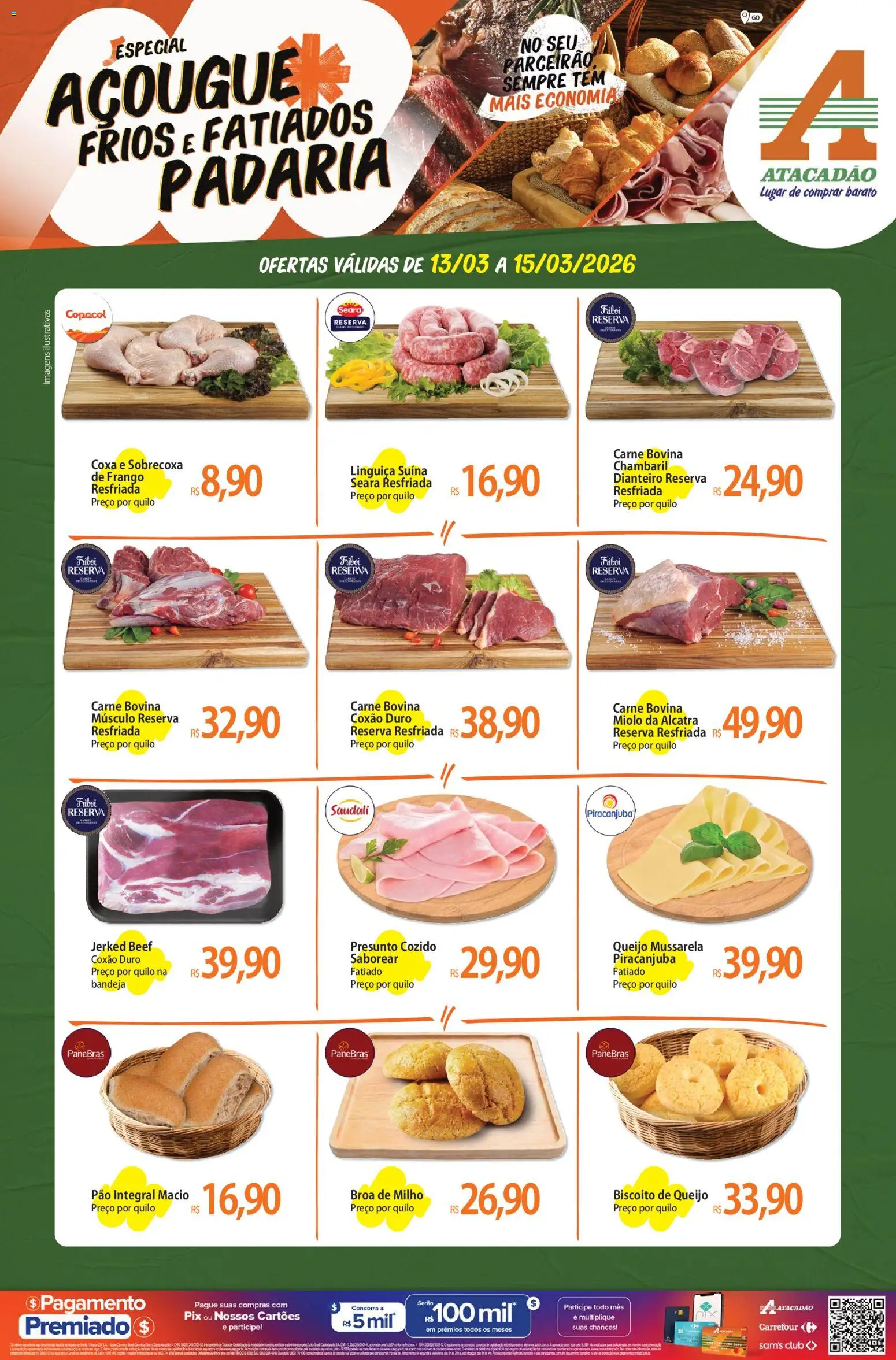 Pré-Visualização do folheto "Atacadão ofertas - GO" da loja Atacadão válido a partir de 13/03/2026