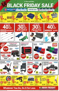 Ad Preview of Harbor Freight Black Friday from 11/24/2025