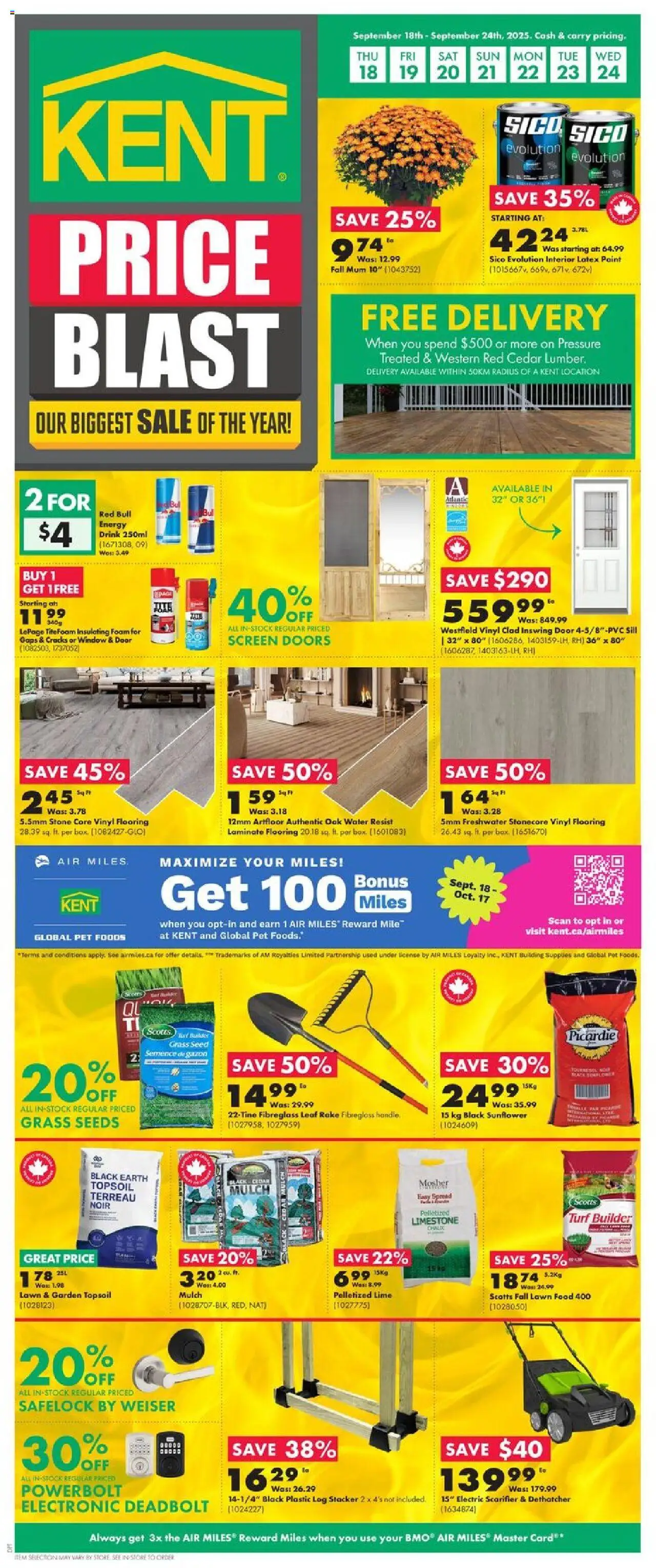 Kent flyer valid from Sep 18, 2025 - page number 1