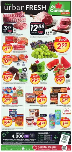 Preview of leaflet Weekly Flyer - Urban Fresh from shop Sobeys is valid from Jul 31, 2025