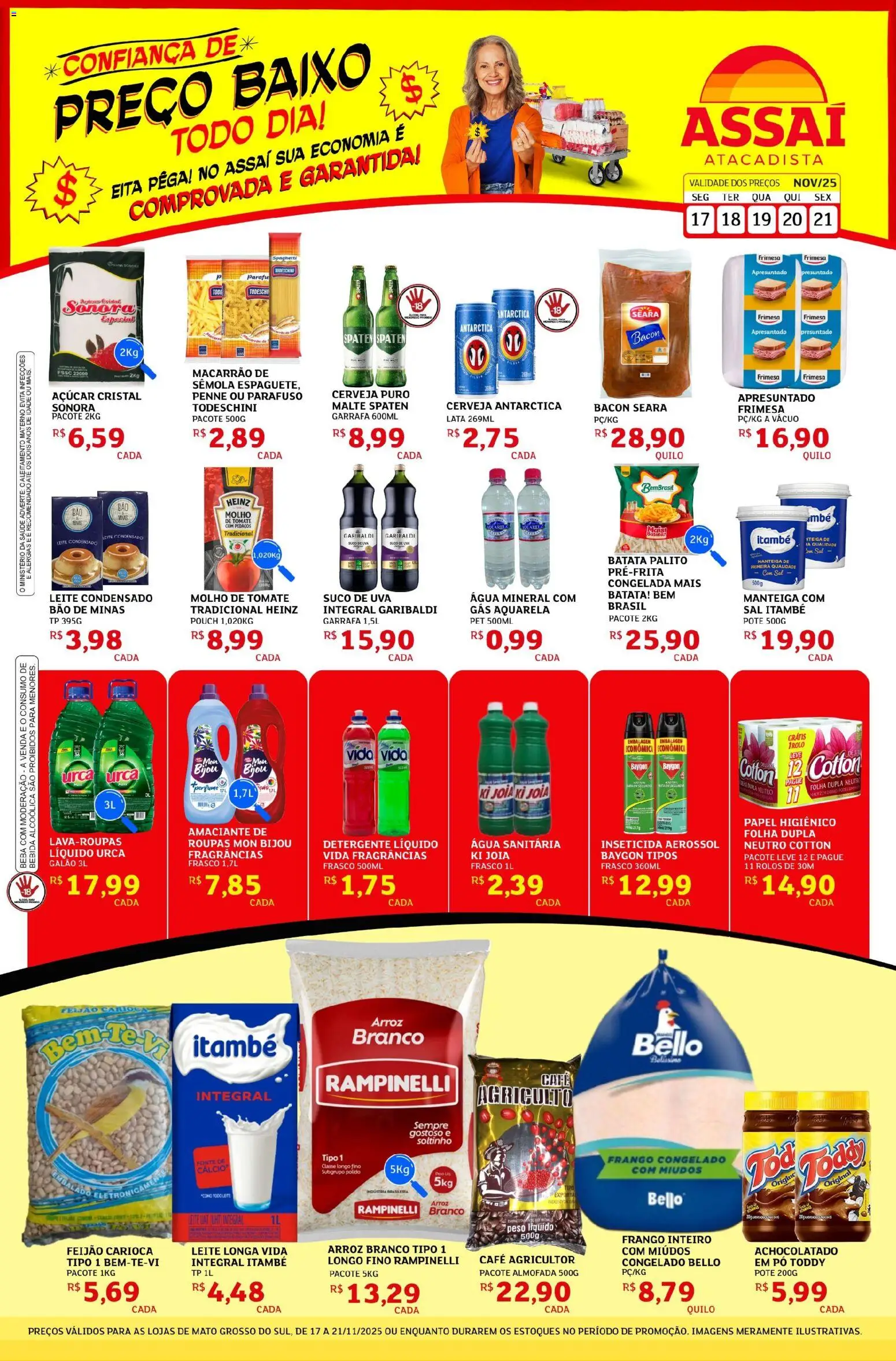 Pré-Visualização do folheto "Encarte - MS" da loja Assaí Atacadista válido a partir de 17/11/2025