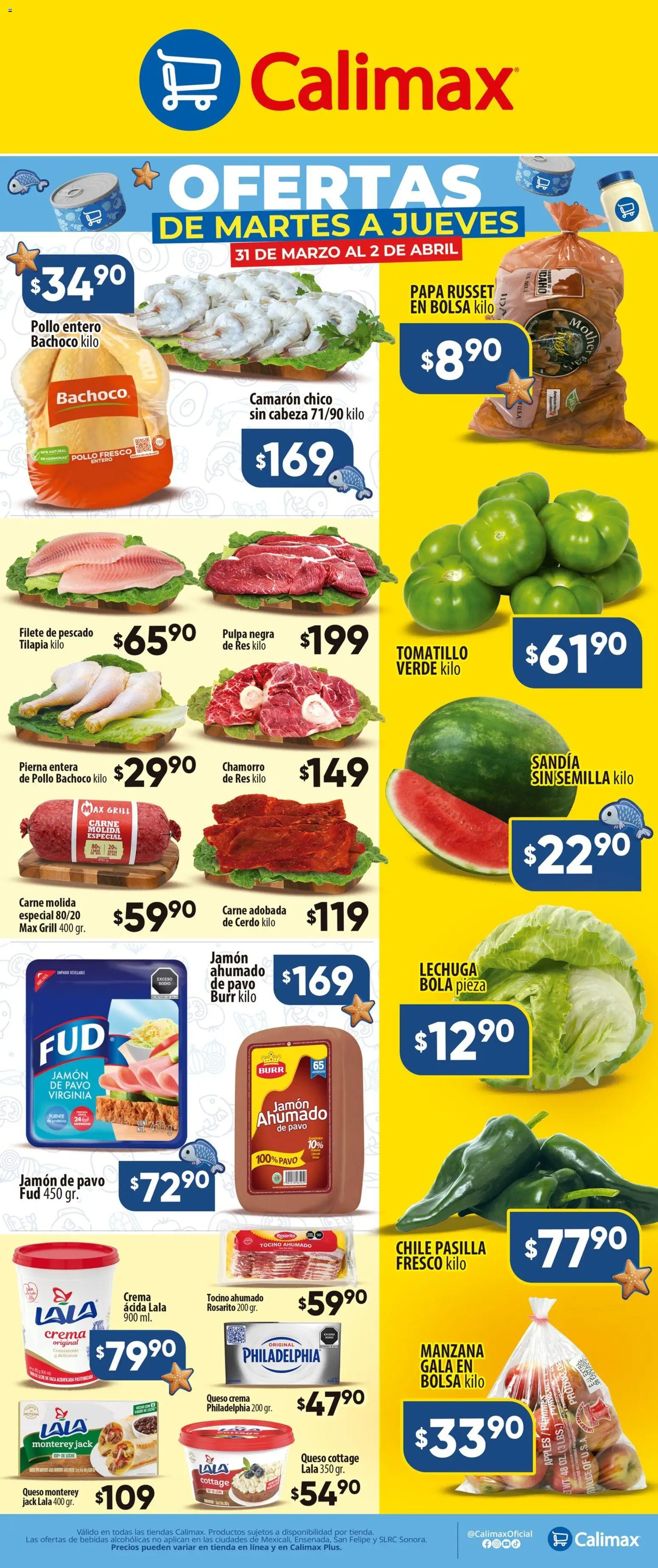 Vista previa las ofertas de la tienda Calimax - Calimax folleto desde el 31/03/2026 