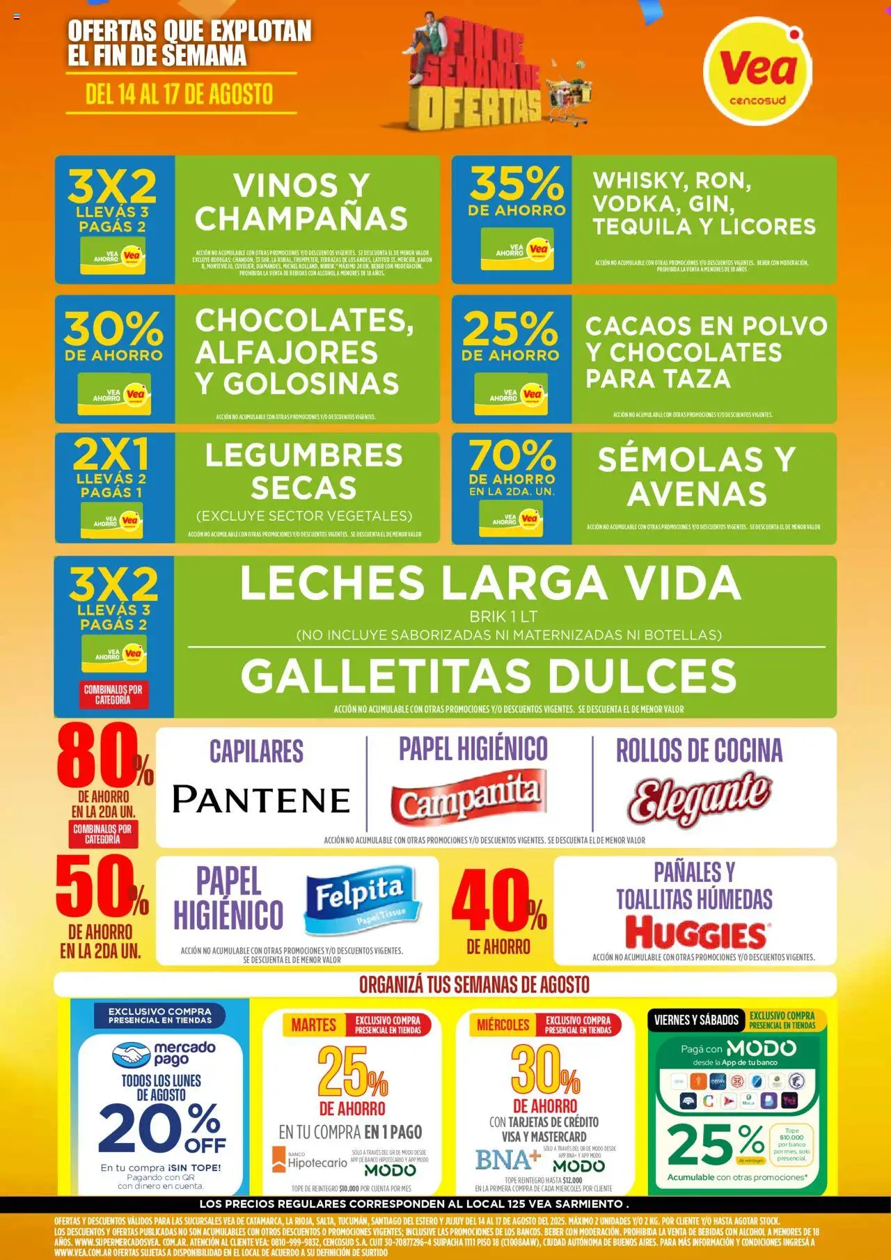 Vea Ofertas del 14/08/2025 >> Catálogo