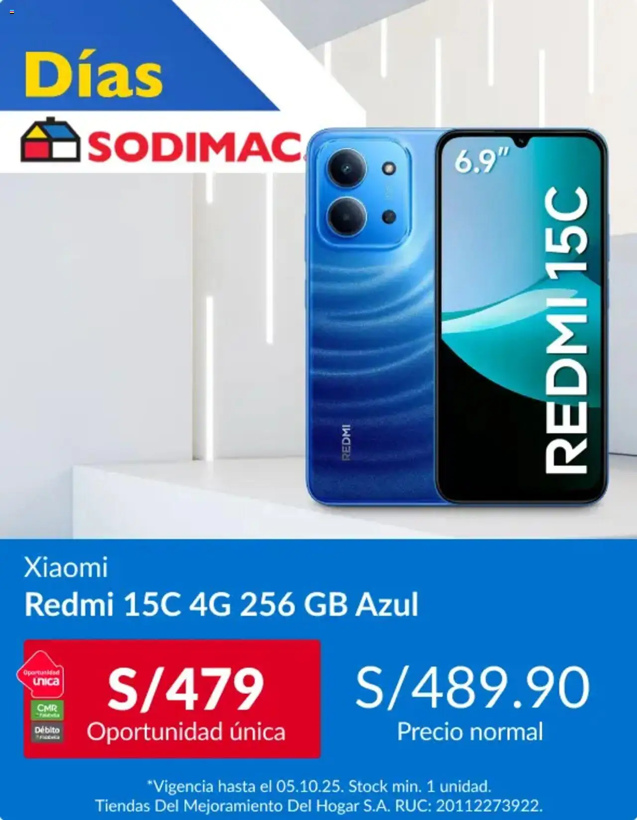 Sodimac Catálogo (29/09/2025 - 05/10/2025) - ofertas de hoy - número de página 1