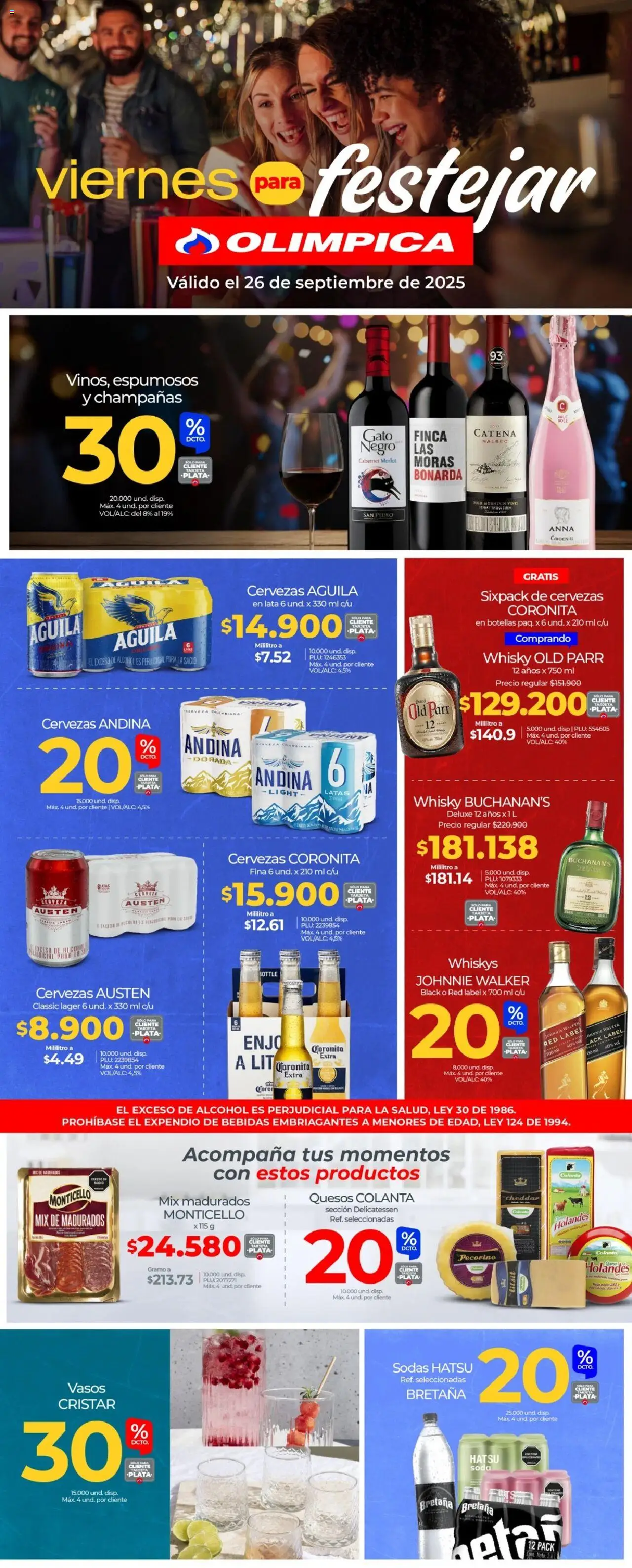 Olímpica Catálogo: 26/09/2025 - 26/09/2025 > Últimas Ofertas pagina numero 1