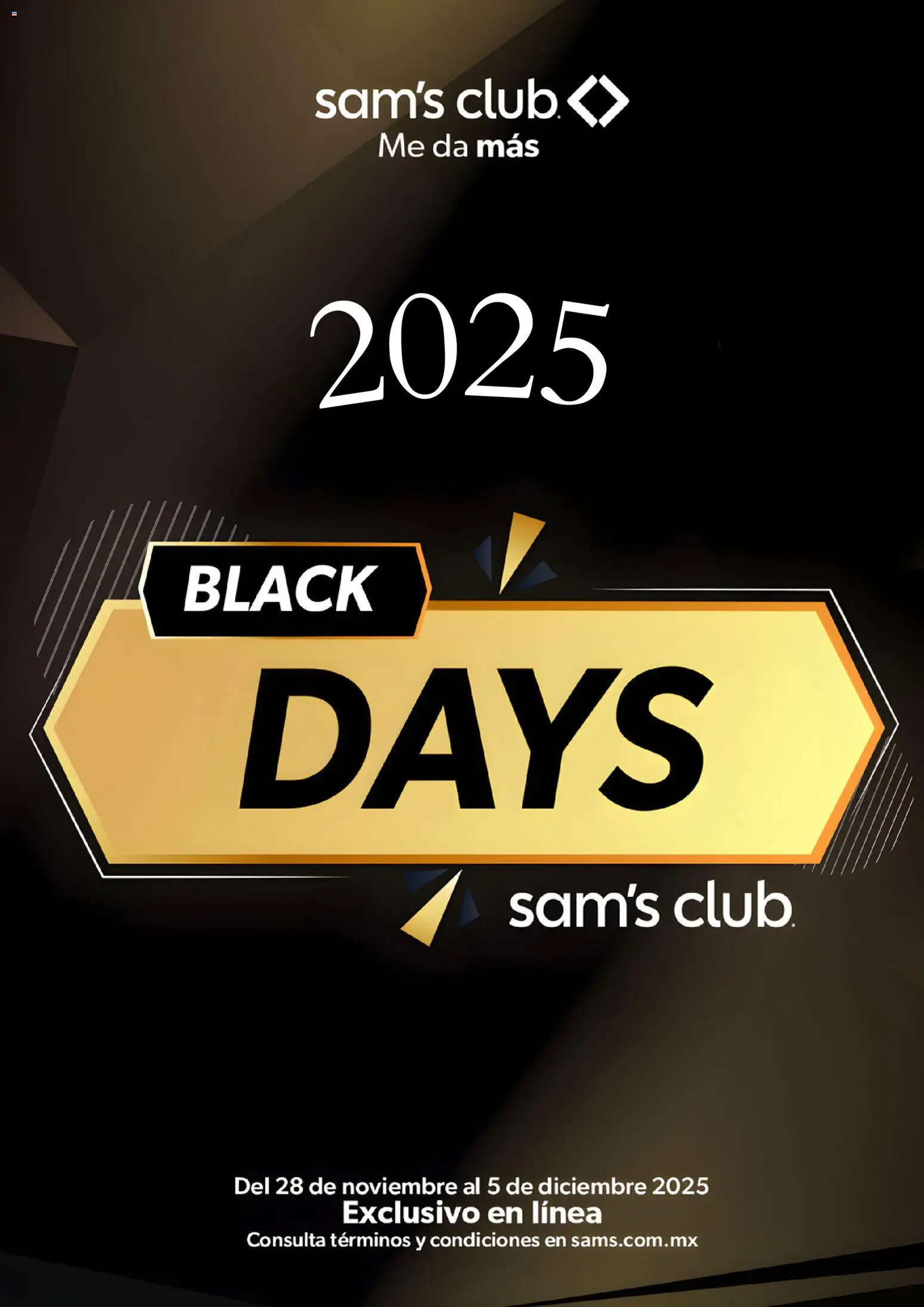 Vista previa las ofertas de la tienda Sam's Club - Black Friday desde el 28/11/2025 