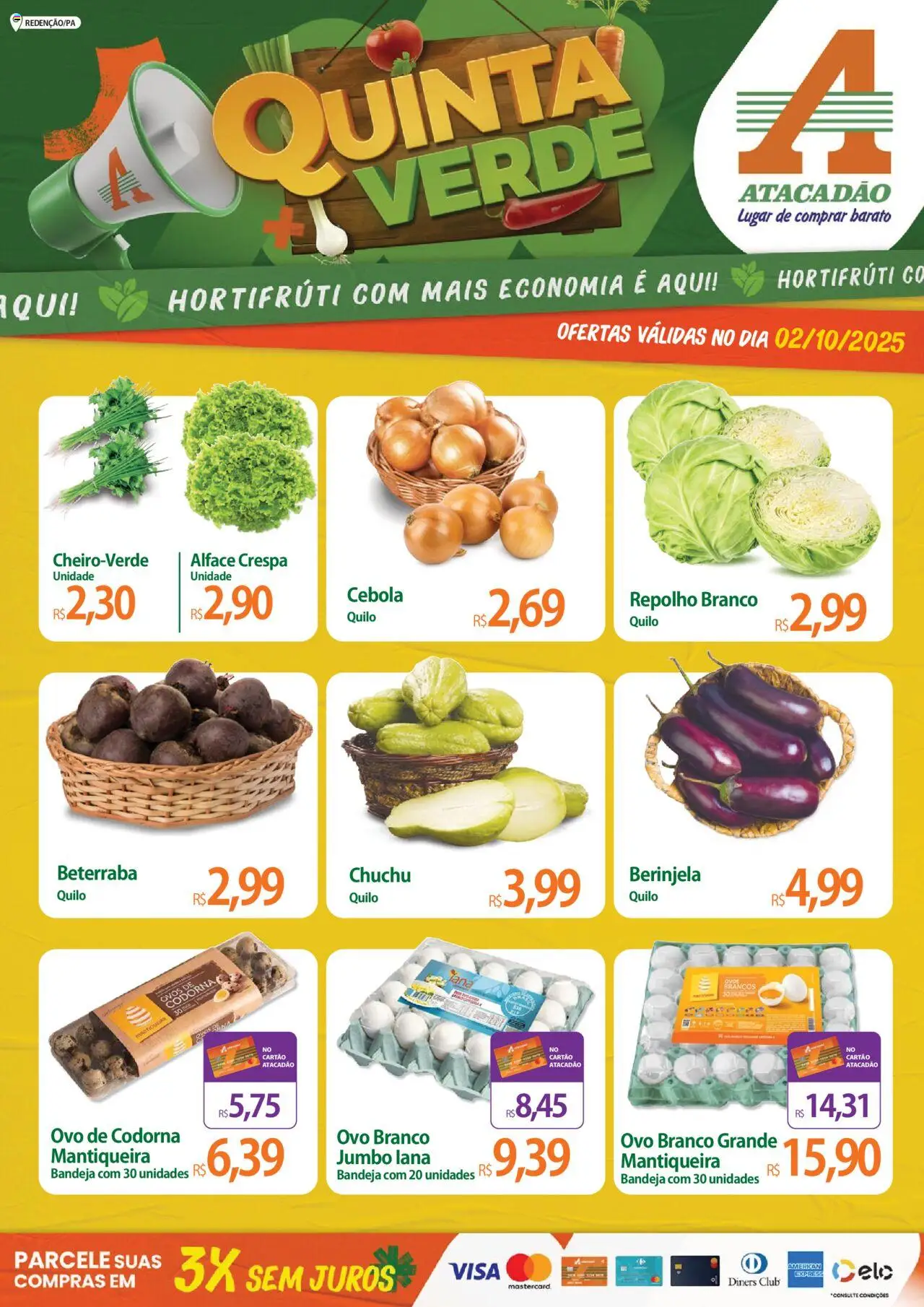 Atacadão folheto "Ofertas - PA" válido a partir de 02/10/2025 - número de página 1