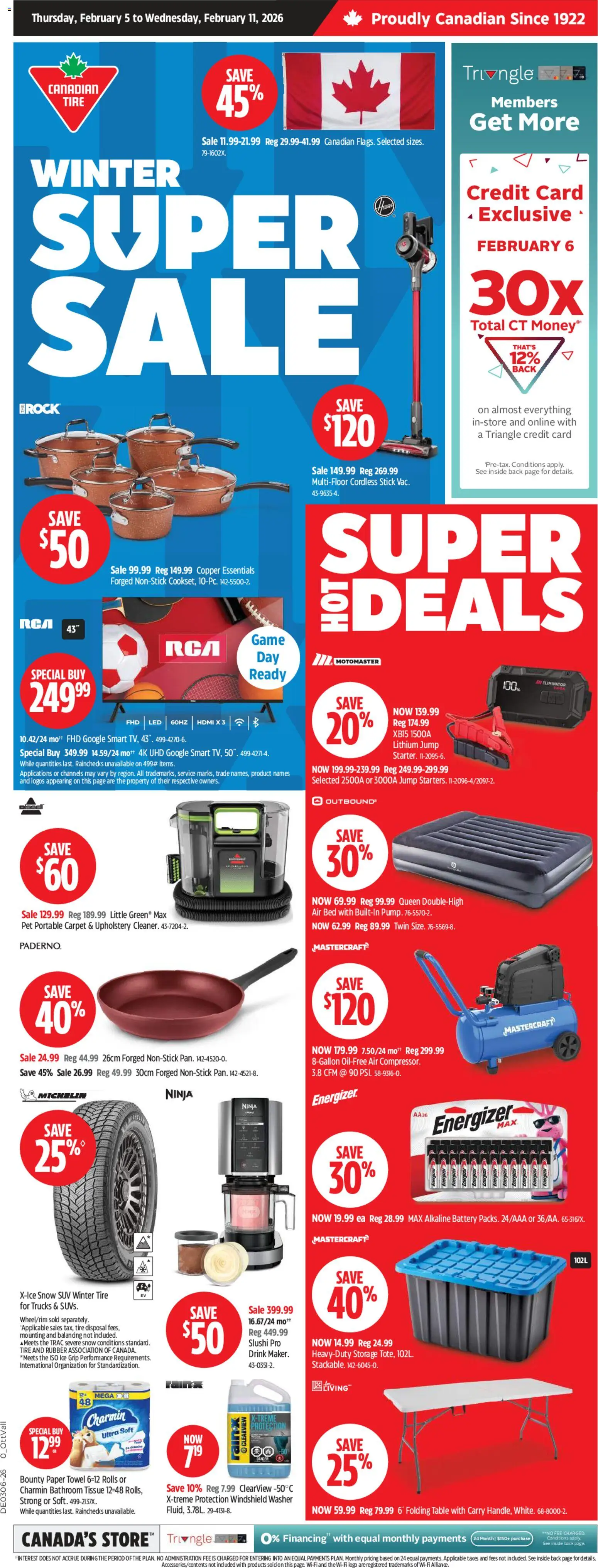 Preview of leaflet Weekly Flyer from shop Canadian Tire is valid from Feb 05, 2026