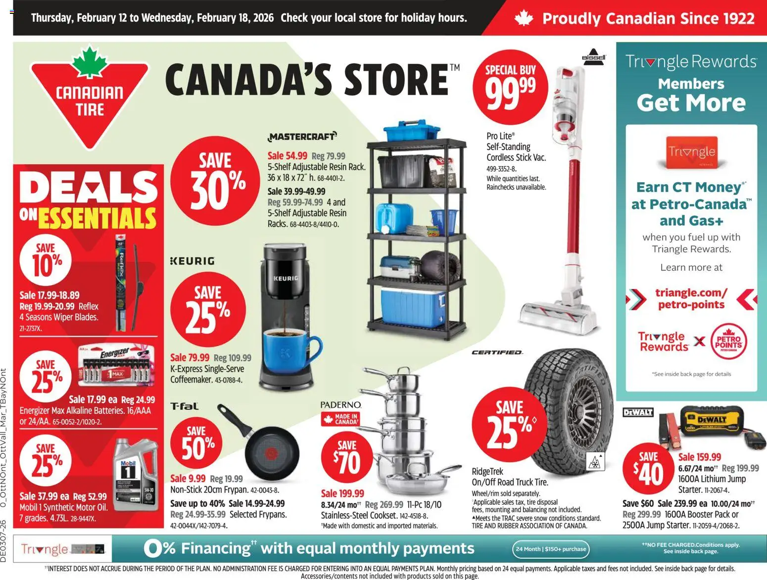 Preview of leaflet Weekly Flyer from shop Canadian Tire is valid from Feb 12, 2026