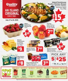 Preview of leaflet Weekly flyer / circulaire from shop Quality Foods is valid from Jul 17, 2025